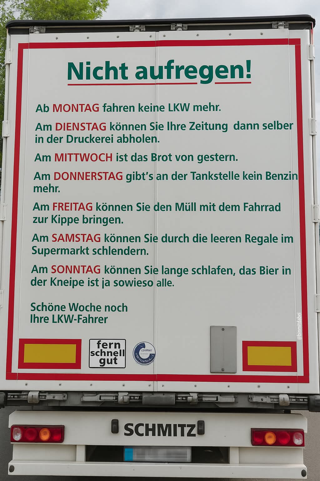 aufregen